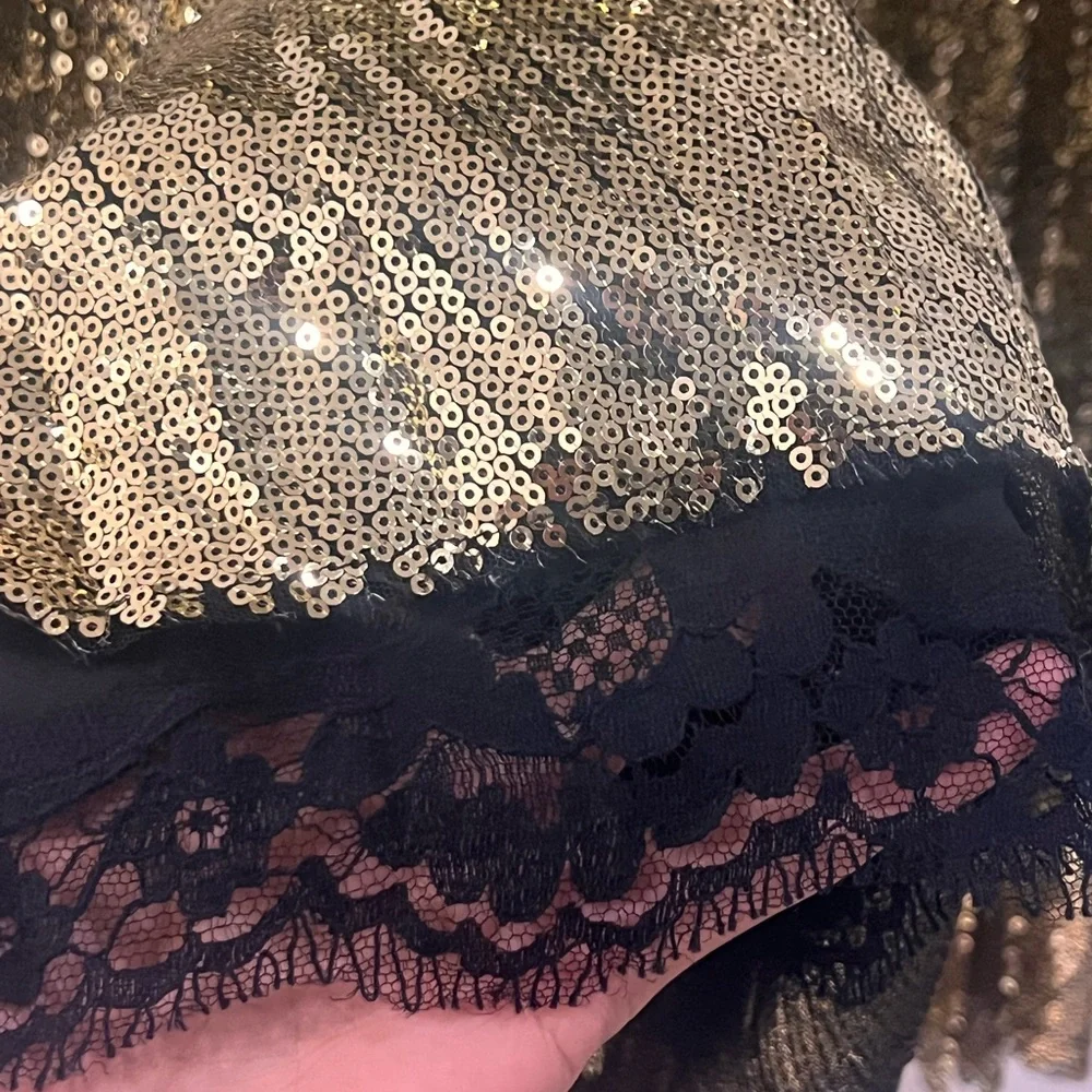 Dolce & Gabbana Gold Sequin Maxi Skirt - Picture 10 of 10
